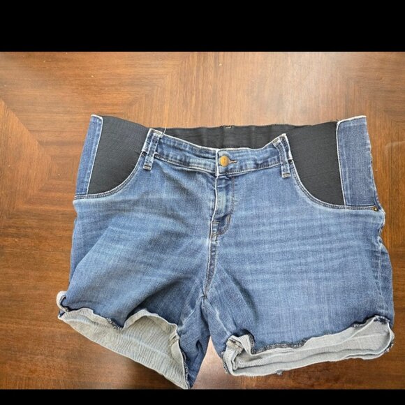 Women's Maternity Denim Shorts Isabel Maternity size14 - Picture 1 of 3